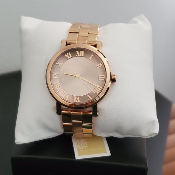 Michael Kors Norie Rose Gold-Tone Watch MK3561